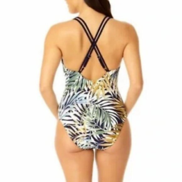 New Hurley Women's One Piece Swimsuit Size XXL Tropical UPF 50+  Bathing Suit - Picture 9 of 14
